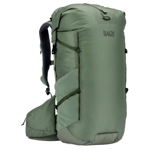 [バッハ]うしろ側容器に並べる【Molecule45L】アウトドアリュックキャンプバック旅する周遊BACHメンズSageGreen