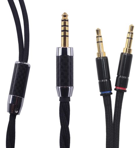 KKCableNK-A互換アップグレードオーディオケーブル交換用イヤホンケーブルT1II、T5ヘッドフォン用4.4mmプラグ、オーディオアップグレードケーブルNK-A(1.5M(4.9フィート))