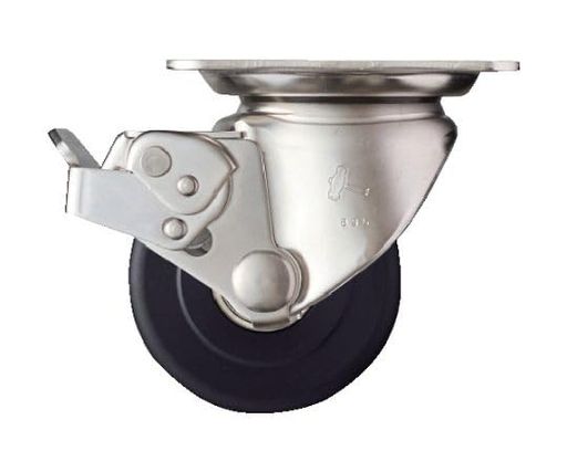 ハンマーキャスター(HammerCaster)SUS低床式重荷重用自在SP付MCナイロンB車75mm545S0H-MCB75
