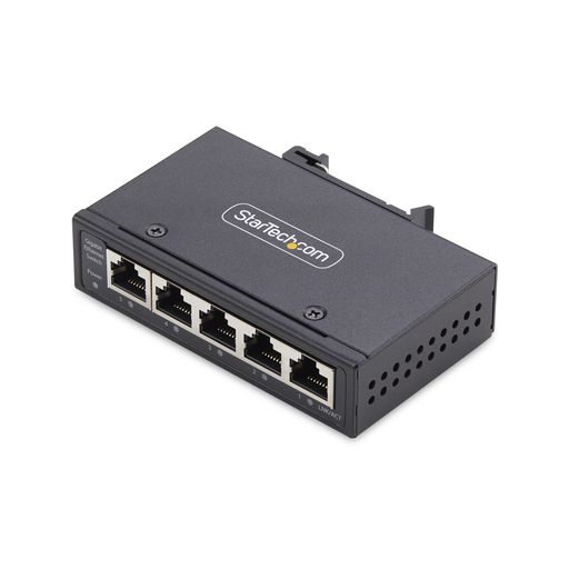 StarTech.comイーサネットスイッチアンマネージド5界面製作用1Gbpsギガビット-40～+75度9～60VDCI51G-ETHERNET-SWITCH
