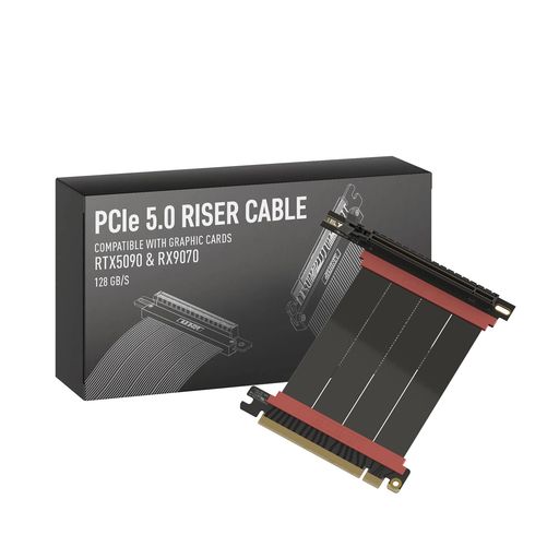 LINKUP-AVA5PCIE5.0ライザーケーブル|RTX5090RX9070GPUに相応う|x16128GB/s迅速さ|PCIe4.0\u0026WRX80/WRX90Eと取り替えっこ性あり|引っ切り無い黒いこと10珊(全長 PCパーツ-グラフィックボード-パソコン・周辺機器