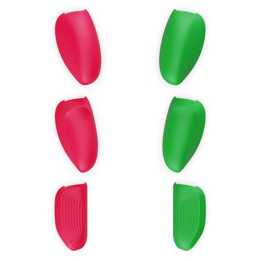 Skull&Co.NintendoSwitch用JoyGrip用人間工学グリップSkull&Co.NS透明カバー通用精密軽量軽量設計3種類交換可能グリップセットあらゆる手サイズ対応長時間プレー対応柔らかい握りやすい画像