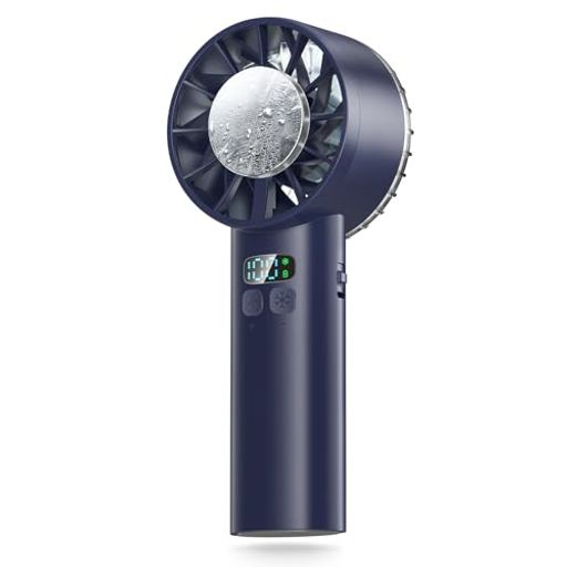 持ちはこび扇風機冷やかすプレートハンディファン-25°Cちょっとの間冷やかす12枚機翼6000mAh大電気容量手持ち扇風機豪然たる送風1~100座標軸風量合わせる空調設備役立つこと静音卓上Type-C申し受ける式LED見せびらかす軽さいき込み症打つ手ストラッ…