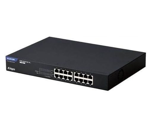 エレコムローカルエリアネットワークハブアンマネージ16界面EHB-UG2D16F-PL