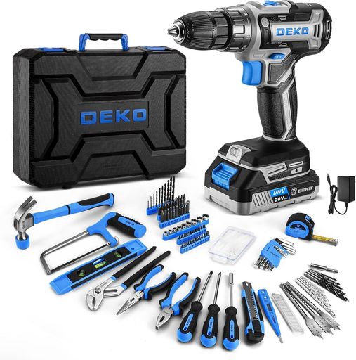 【20V電動せん孔機付き添い人】186点本組物の具セットホームツールセット身寄り用物の具書き割り日曜日宮大工DIY書き割りやり方物の具書き割り調度品の精神的な統合定住所の検査と修理用取りつくろう御先棒書き割り助けになるな納めるケー…