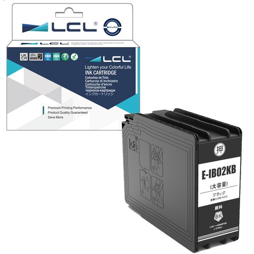LCLエプソン用IB02IB02BIB02KB(1パックブラック)顔料互換インクカートリッジ対応機種: