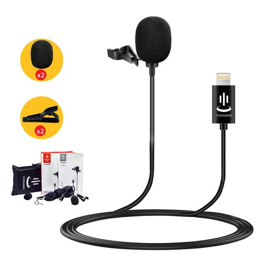 YC-LM30IIコンデンサーマイククリップ式ピンマイクマイクロフォンクリップ式マイクiPhone専用iPhone7/7plus/8/8plusiPhoneX/XS/iPhone11/iPhone11pro対応 4,657円