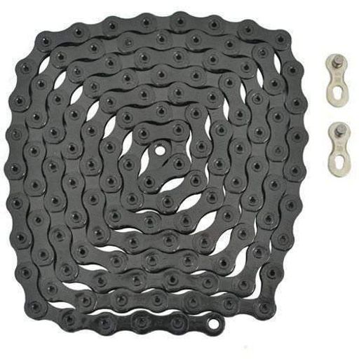 YBN12SpeedChain126LinkWithPowerLockBlack#ST1450