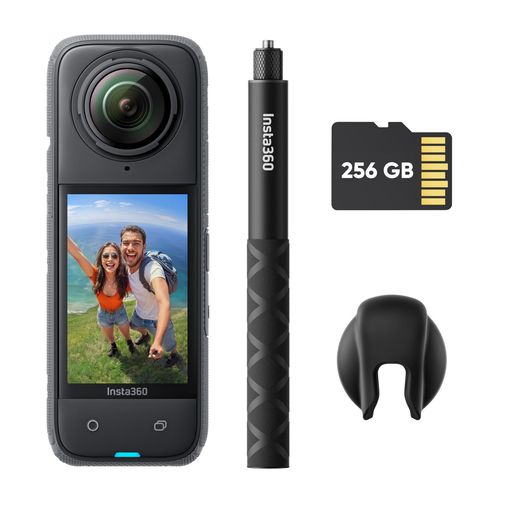 Insta360 X4-8K雨合羽360度写真器、4K広角映像、見えない自撮り棒成り行き、着脱式水晶体かばい立て、135分の年代順の継続映画化能力のあるな蓄電池、人工知能学まとめ上げる、手ブレ手を加える、運動競技/旅する/アウトドア向け - スタータ…