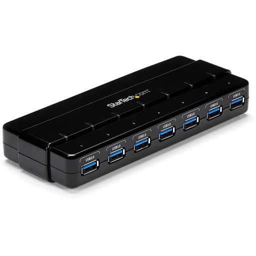 StarTech.com7ポートUSB3.0ハブ卓上用ACアダプタとケーブル付属ST7300USB3B