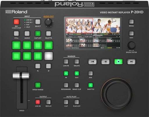 RolandローランドビデオインスタントリプレーヤーP-20HDスロー再生/リプレイ再生スポーツ中継/eスポーツ/イベント/配信/映像制作