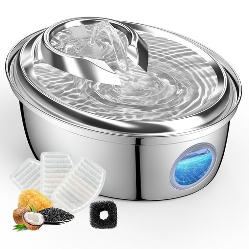 ORSDAペット給水器ステンレス製中小型犬/猫水飲み器D66 6,925円
