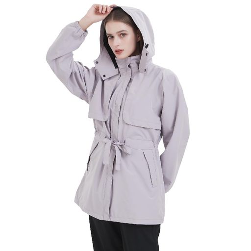[TopKylin]カッパレディースレインコートレインウェア雨具ウインドブレーカー防水透湿軽量アウトドアゴルフ通勤通学釣り登山自転車