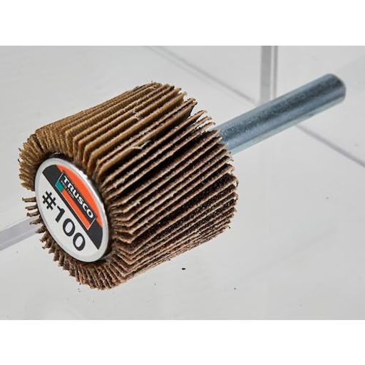 TRUSCO(トラスコ)ミラクルフラップホイール外径30X厚25X軸65個入120#MR3025-120x5箱【ケース販売】