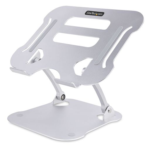 StarTech.comノートパソコンスタンド/アルミニウム製/耐荷重10kg/折りたたみ式/高さ&角度調整可能/安定性強化/放熱対策/ラップトップノートブックPC台ADJ-LAPTOP-RISER