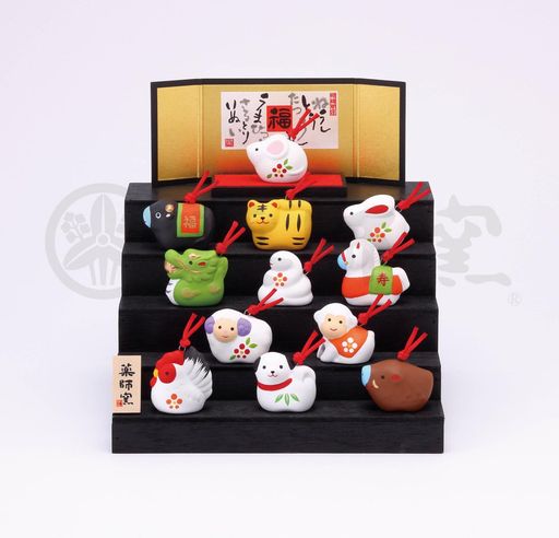 楽天市場】薬師窯(yakushigama)錦彩招福干支みくじ巳