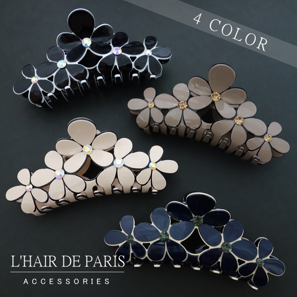 楽天市場】□L'HAIR DE PARIS□□上質□クリスタルフラワーお花ヘア