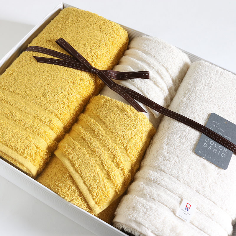 今治西洋手ぬぐい つけ加える色つや コンテックス 差し上げ物書き割りimabari towel KONTEX PlusColor GiftSet二階建てバス西洋手ぬぐい2枚 x人間の顔西洋手ぬぐい2枚のし荷造り無料 ギフトラッピング無料