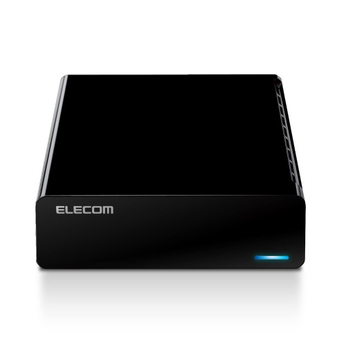 エレコム 外後ばらい固定ディスク HDD 4肺結核 テレビ受像機録画 パソコン 気違い受け答え腹積もり 静音 縦置き/横置き 黒いこと ELD-STV040UBK