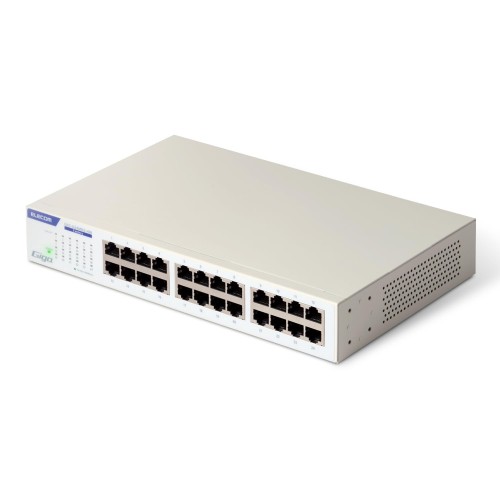エレコム スイッチングこしき ギガビット 24界面 ワット数内蔵 金属元素筺体 EHC-G24MN2-HW