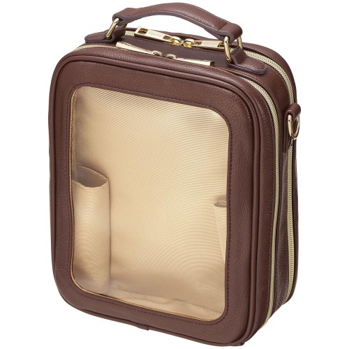 [コジット] 推し活 ぬい・缶バッチを見せながら収納できる muchu つれてってぬいショルダーtall brown