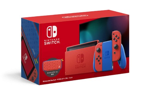 Nintendo Switch マリオ赤いこと×青碧 書き割り