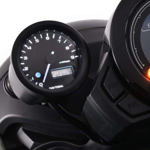 デイトナ(Daytona) ハンターカブ CT125(23)専用 タコメーター 電気式 VELONA(ヴェローナ) 3色LED φ48 9000rpm表示 40265|デイリープラス 店