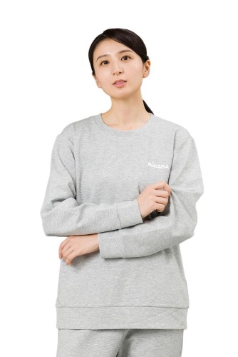 ミカサ(MIKASA) クルーネックスウェット グレー XXLサイズ（ユニセックス）2631-GRXXL