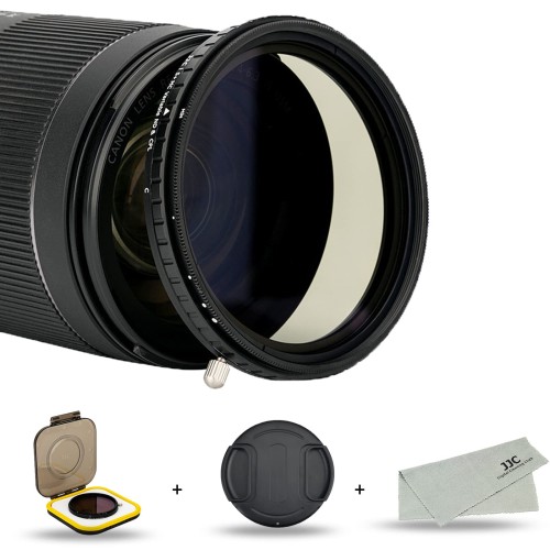 2インチ1 変数式ND+CPLJJC 72粍 変数式NDこし器 ND2-ND32 + CPLこし器 32層ナノ上塗り ニコン Z 24-70粍 F4S / Canon EF 50粍 F1.2L / Sigma 18-35粍 / Sony FE 16-35粍 などФ72粍 水晶体当てはめる 撥水撥油 薄枠腹積もり 防湿防御すること容れもの + 水晶体旗がしら付き添い人