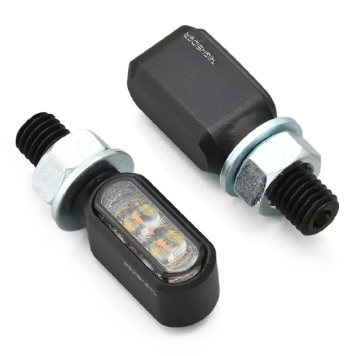 デイトナ(Daytona) HIGHSIDER(ハイサイダー) バイク用 LED ウインカー ホワイトポジション付き リトルブロンクス マットブラック 39597