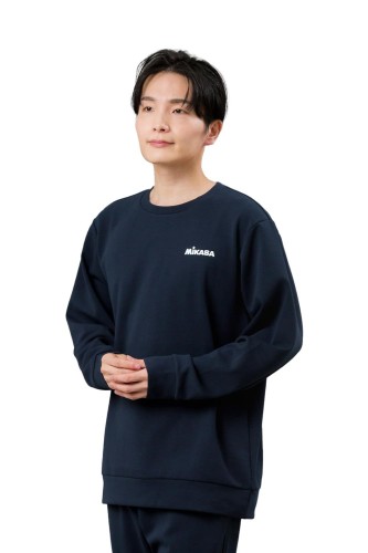 ミカサ(MIKASA) クルーネックスウェット ネイビー XLサイズ（ユニセックス）2631-NVXL