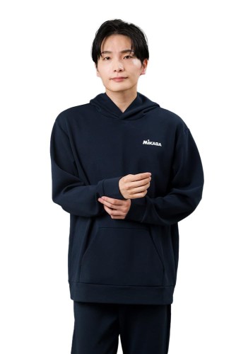 ミカサ(MIKASA) ルーズプルオーバーフーディー ネイビー Mサイズ（ユニセックス）2630-NVM