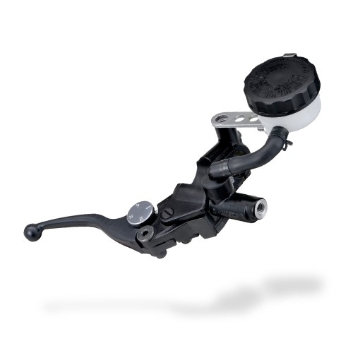 デイトナ(Daytona) マスターシリンダー バイク ブレーキ 横型 11mm NISSIN(ニッシン) ブラックボディ/ブラック ショートレバー 43337|デイリープラス 店