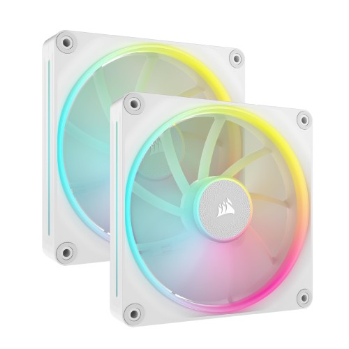 CORSAIR iCUE LINK LX140 RGB クランク一揃いの道具 140粍 PWM マイコン入れもの気違い デュアルライトループ デュアル容器に並べる 白いこと CO-9051032-WW