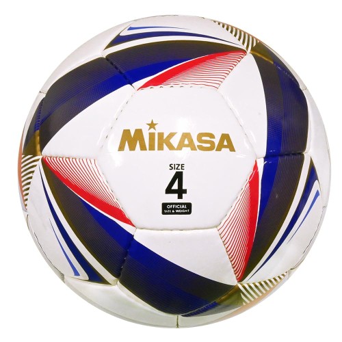 ミカサ(MIKASA) サッカーボール 4号球 日本サッカー協会 検定球 (小学生用) 手縫い ホワイト FT428D-W 推奨内圧0.610~0.810(kgf/?)