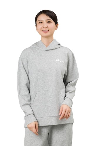 ミカサ(MIKASA) ルーズプルオーバーフーディー 薄墨色 XXL大いさ（ユニ一発やる）2630-GRXXL