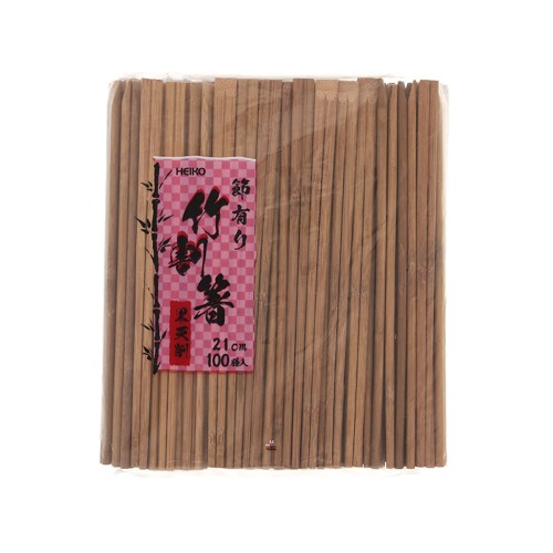 ケース販売HEIKO 割箸 竹黒天削箸 節有り 21cm 裸 004636321 1ケース(100膳入×30袋 合計3000膳)