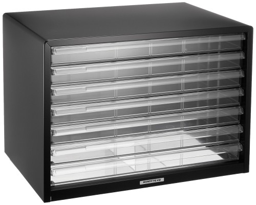 ナカバヤシ アバンテV2 レターケース 書類収納 A3 浅7段 クロ A3L-77D|デイリープラス 店