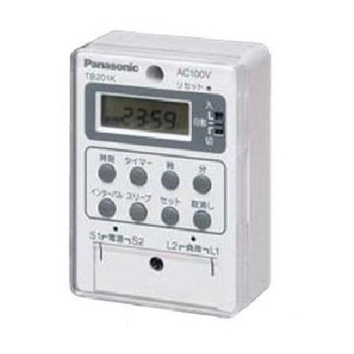 パナソニック(Panasonic) ボックス席型陰電子式タイムスイッチ AC100V用 1電気回路型 別電気回路 肺結核20101K