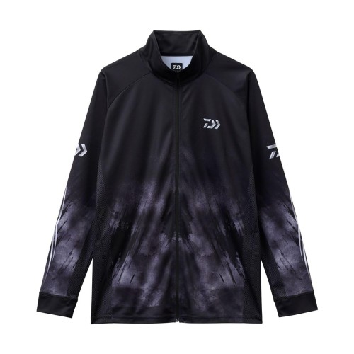 ダイワ(DAIWA) エキスパートライトジップシャツ DE-7725 黒いこと M