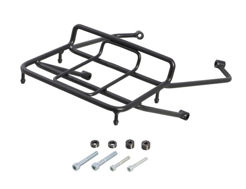 キタコ(KITACO) フロントキャリア K-TOUR (ブラック) モンキー125(JB02/JB03/JB05) スチール製ブラック塗装仕上げ 80-539-13004