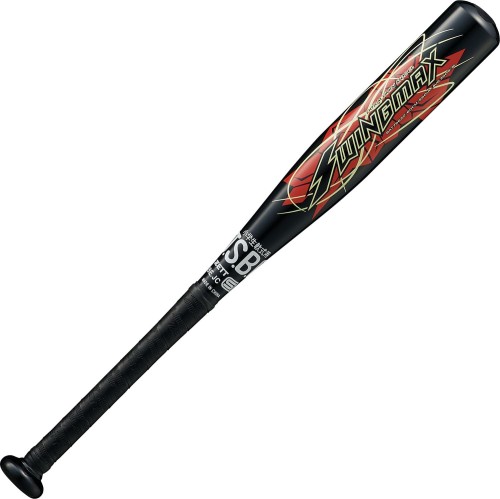 ゼット(ZETT) 少年野球 軟式 バット スイングマックス 金属製(超々ジュラルミン) 60cm 350g平均 ブラック(1900) BAT75630