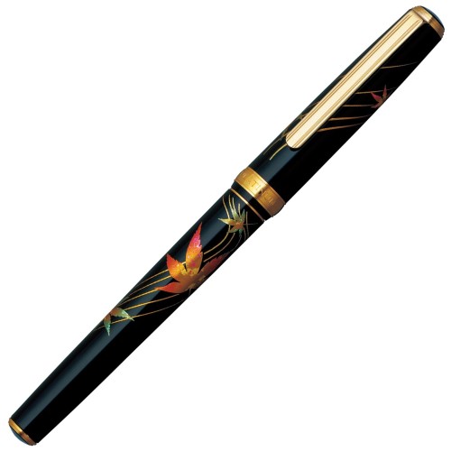 プラチナ万年筆 万年筆 美巧 近代蒔絵 紅葉 細字 PTL-20000H#46-2