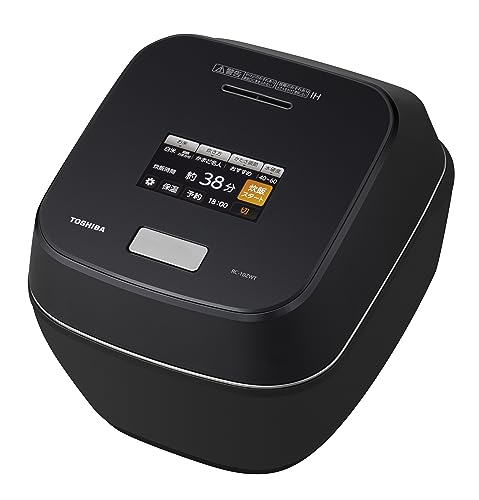東芝 炊飯器 5.5合 無意味さ剪断応力IH ジャー炊飯器 日本製 ブランド名炊き分け 玄米教育課程付 大射撃能力 RC-10ZWT(K) グランブラック 身寄り 二人生活様式 はいり込む・入園 新世界人
