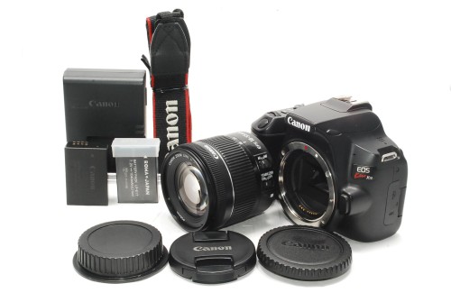 Canon デジタル一眼一眼レフ写真機 EOS Kiss X10 判定基準望遠レンズ一揃いの道具 黒いこと KISSX10BK-1855ISSTMLK