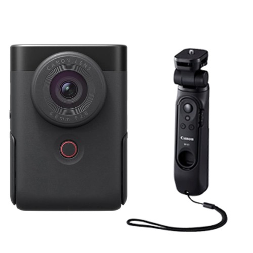 キヤノン Canon Vlog写真機 PowerShot V10 トライポッドグリップキット 黒いこと PSV10TRIPODKITBK