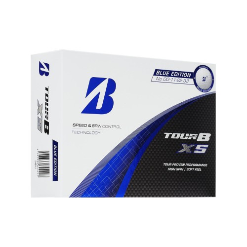 BRIDGESTONE(ブリヂストン)ゴルフどんぶり鉢 TOUR B XS 2024年模範例 12球入 白いこと BLUE EDITION S4BXJ