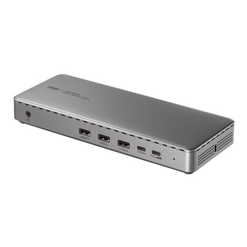 サンワサプライ USB C 縛ステイション 4K/60Hz×3画面最終生産物 HDMI×3/DP×2 100W PD相応う 2.5G 有線ローカルエリアネットワーク USB 10Gbps Windows/Mac相応う USB-CVDK20