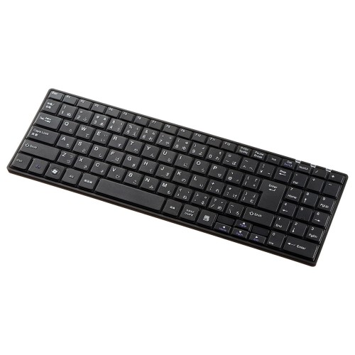 サンワサプライ Bluetoothスリムキーボード 充電式 パンタグラフ 109A配列 ブラック SKB-BT22BK