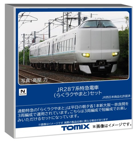 トミーテック (TOMYTEC) TOMIX Nゲージ JR 287系 らくラクやまと 書き割り 鉄道線路ひな形 市街電車 97636